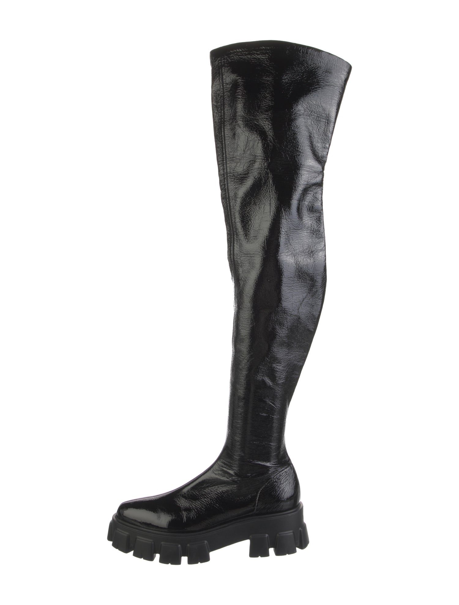Prada Patent Leather Boots
