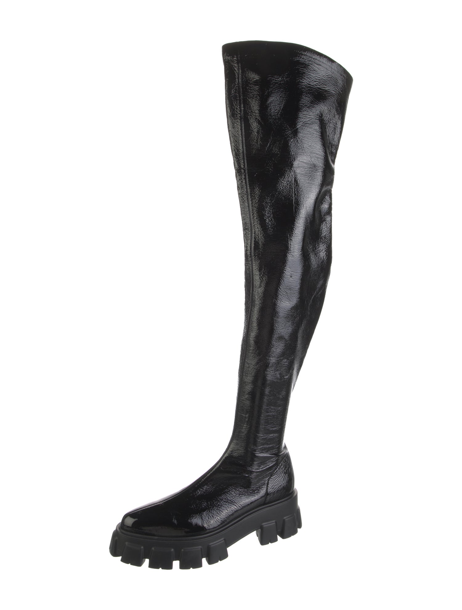 Prada Patent Leather Boots