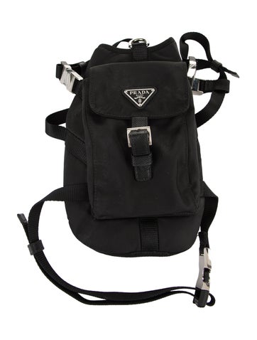Prada Pet Accessories Tessuto Harness and Backpack