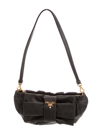 Prada Enameled Metal Triangle Skipper