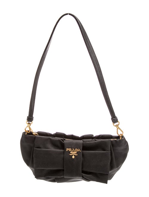 Prada Enameled Metal Triangle Skipper