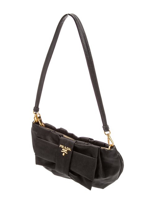 Prada Enameled Metal Triangle Skipper