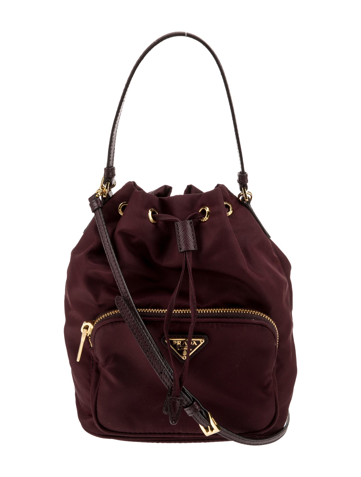 Prada Saffiano Leather Bucket Bag