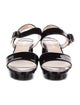 Prada Patent Leather Slingback Sandals