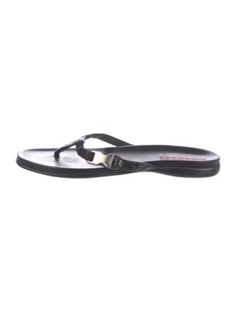 Prada Sport Leather Slides