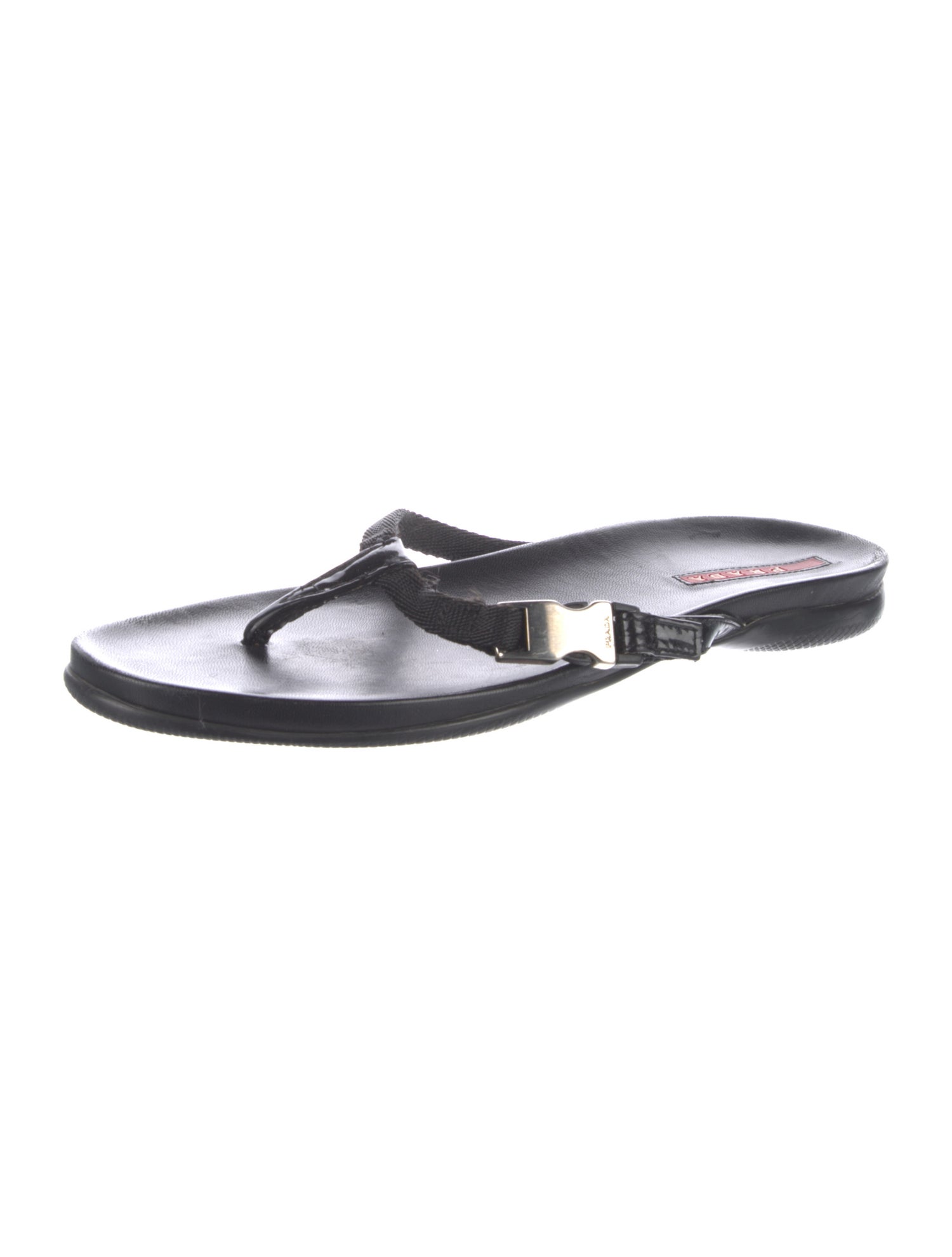 Prada Sport Leather Slides