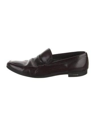Prada Leather Dress Loafers