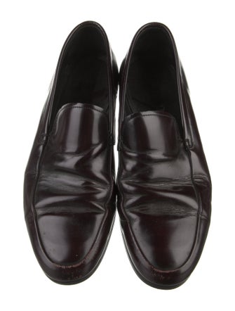 Prada Leather Dress Loafers