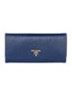 Prada Vitello Move Leather Continental Wallet
