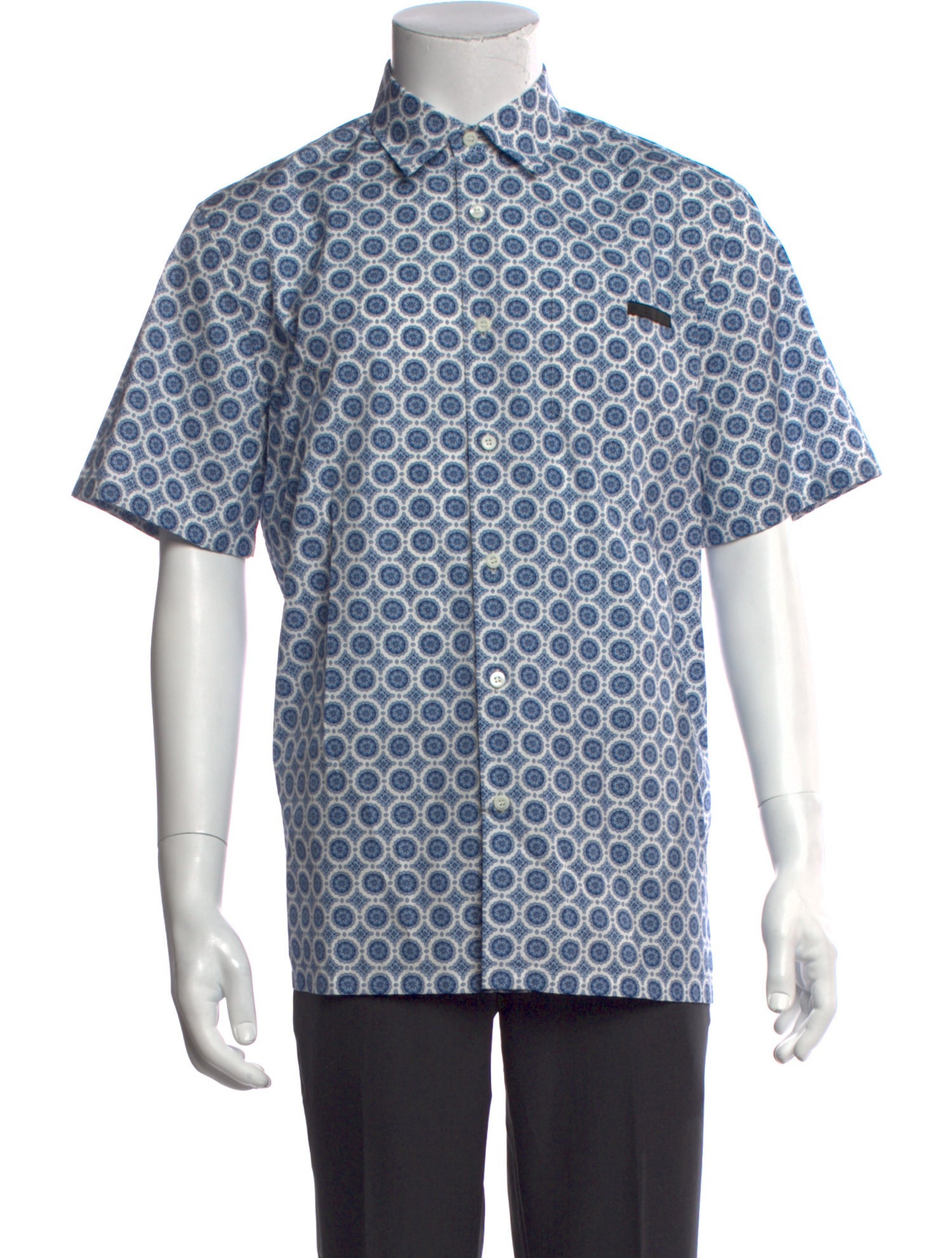 Prada 2020 Plaid Print Shirt