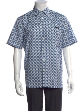 Prada 2020 Plaid Print Shirt