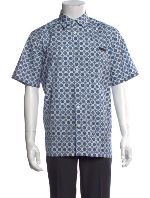 Prada 2020 Plaid Print Shirt