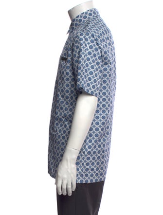 Prada 2020 Plaid Print Shirt