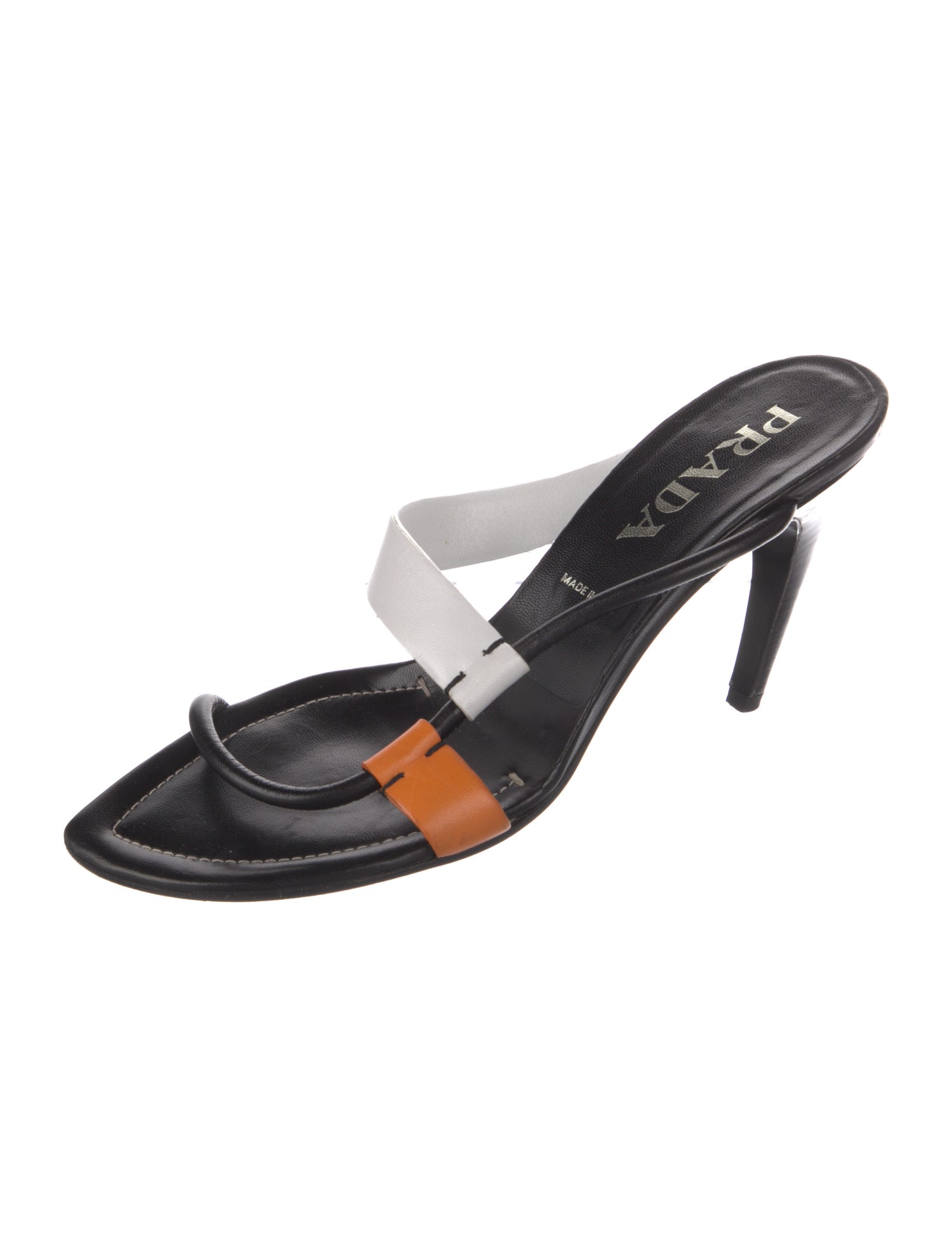 Prada Leather Slides