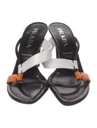 Prada Leather Slides