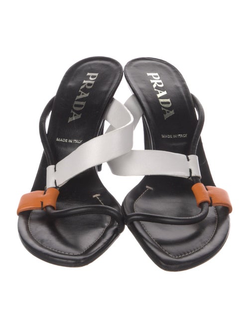 Prada Leather Slides