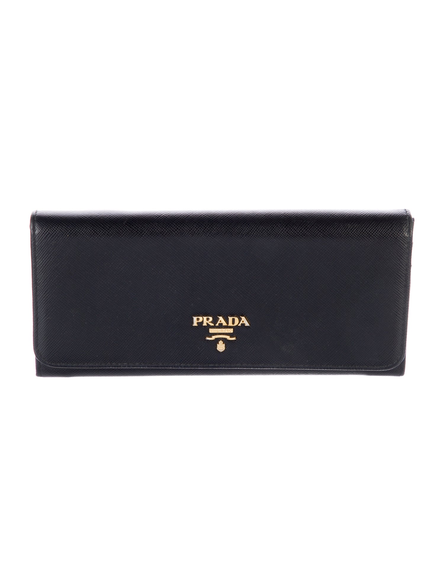 Prada Saffiano Lux Leather Continental Wallet