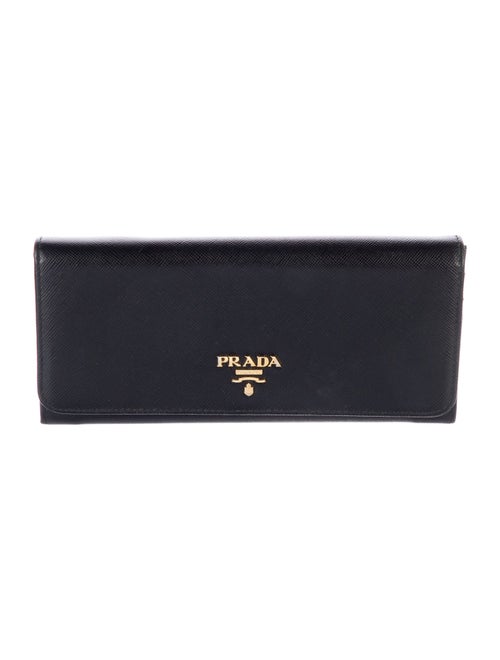 Prada Saffiano Lux Leather Continental Wallet