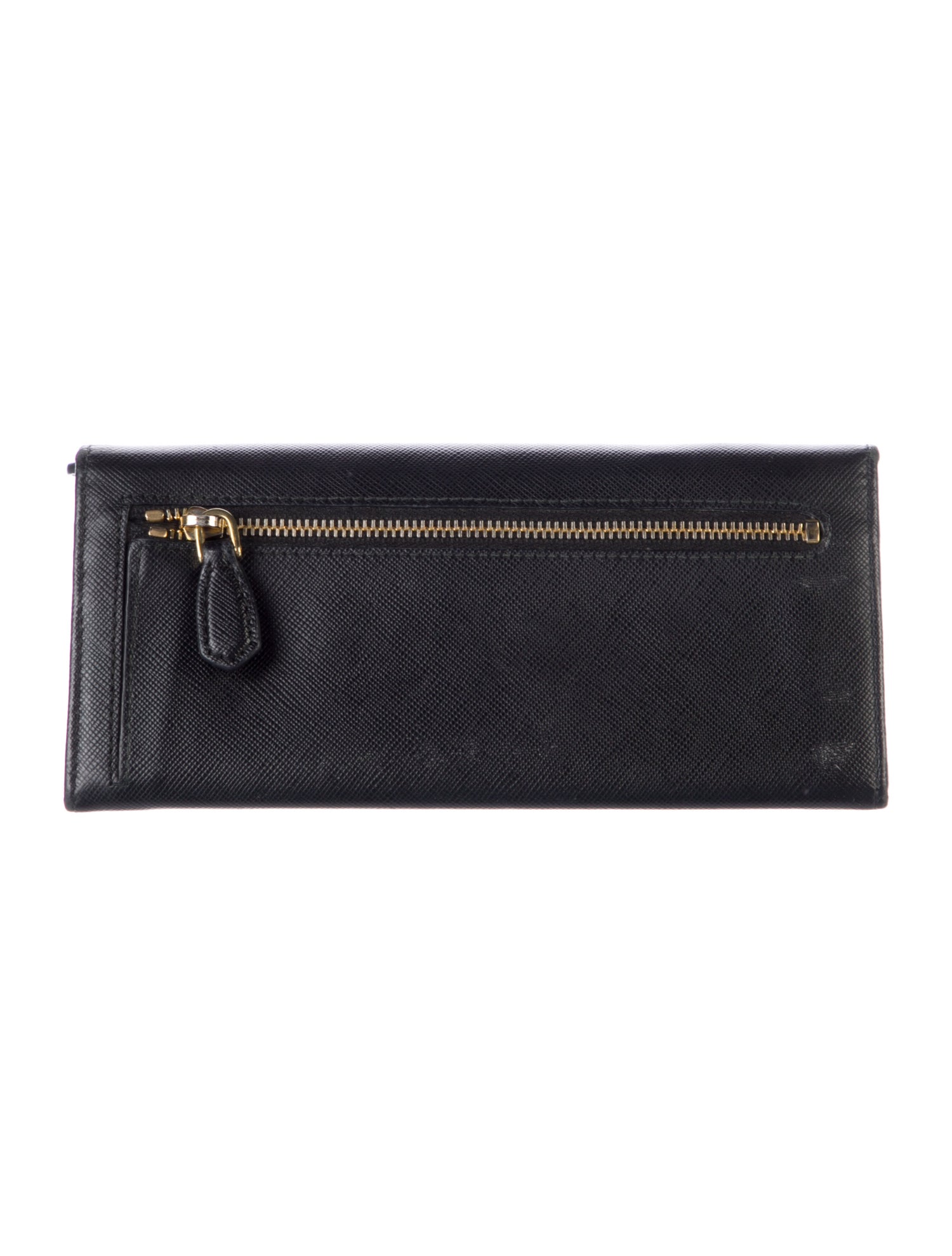 Prada Saffiano Lux Leather Continental Wallet
