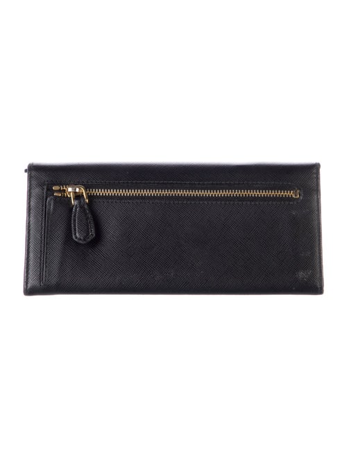 Prada Saffiano Lux Leather Continental Wallet