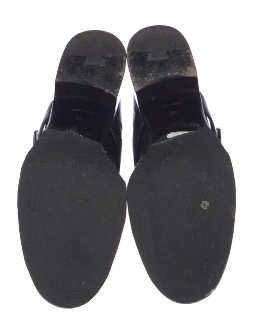 Prada Leather Fringe Trim Accent Chelsea Boots