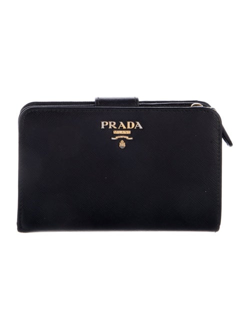 Prada Saffiano Cuir Leather French Purse
