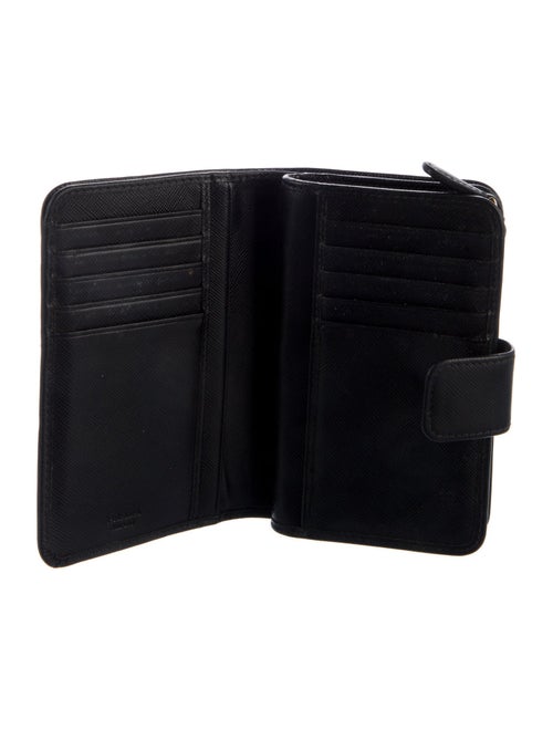 Prada Saffiano Cuir Leather French Purse