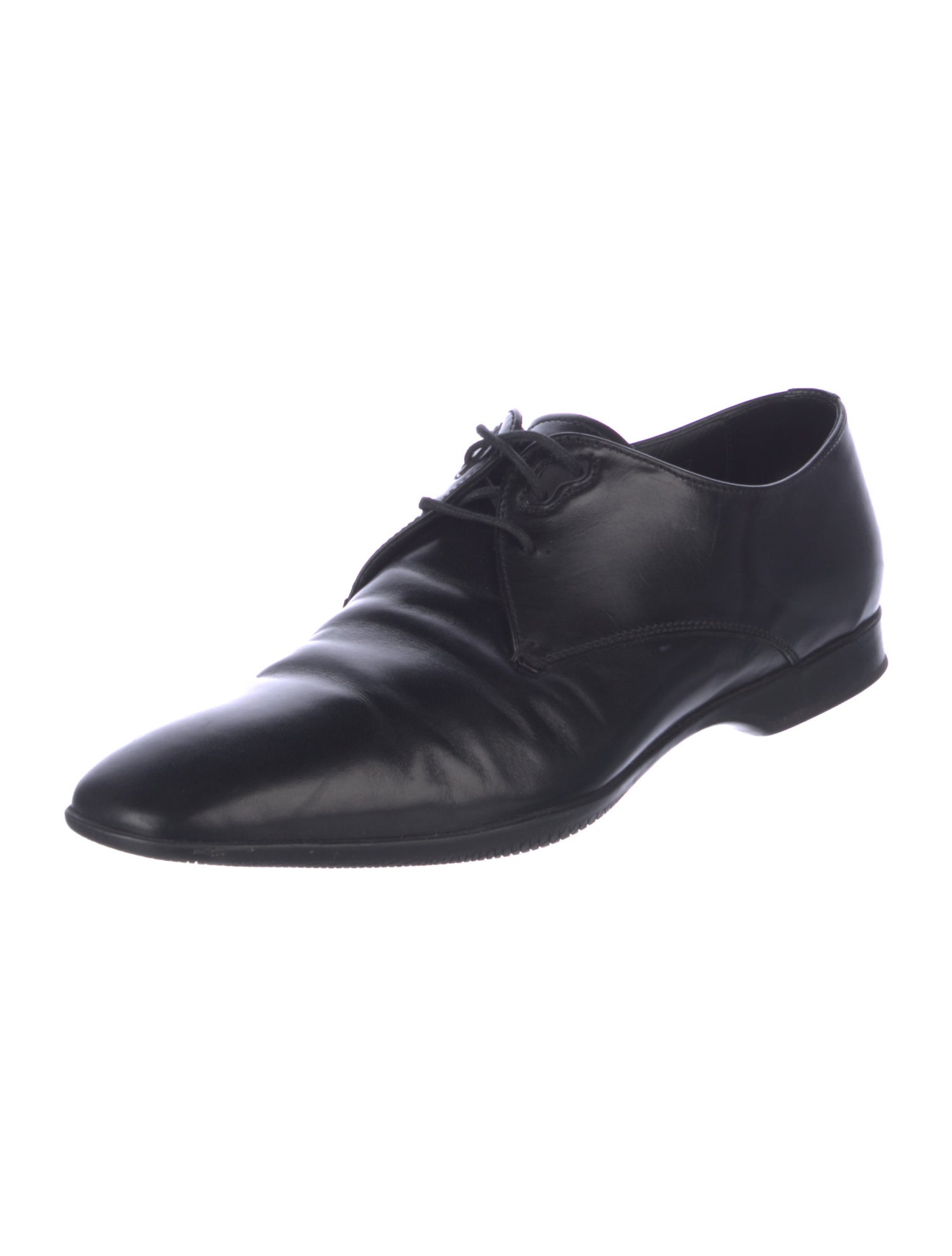 Prada Leather Derby Shoes