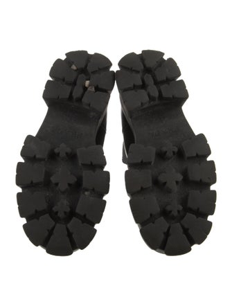 Prada Leather Combat Boots