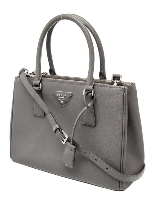 Prada Saffiano Leather Galleria Double Zip Mini