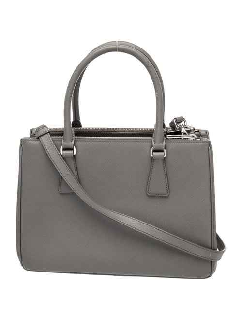 Prada Saffiano Leather Galleria Double Zip Mini