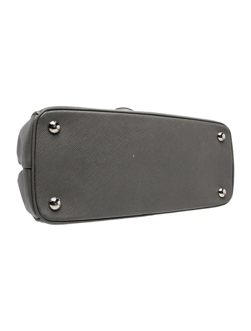 Prada Saffiano Leather Galleria Double Zip Mini