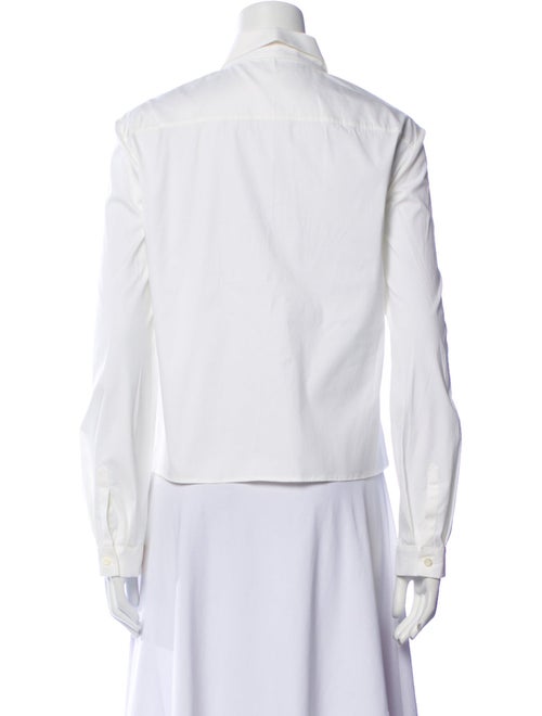 Prada 2017 Long Sleeve Button-Up Top