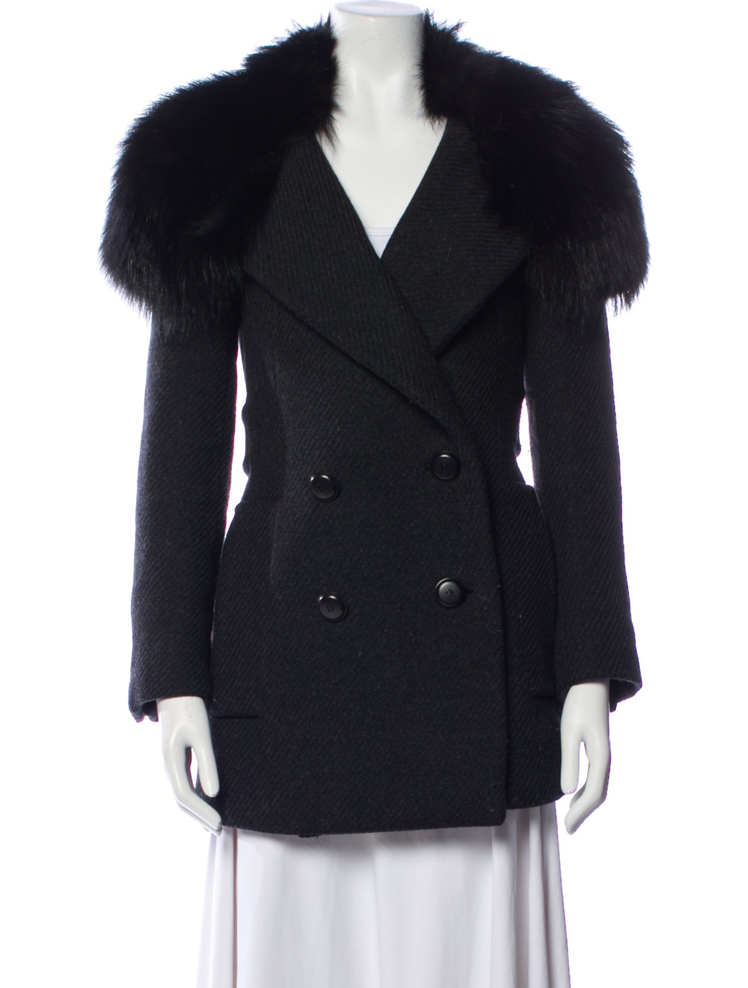 Prada 2011 Virgin Wool Fur Coat