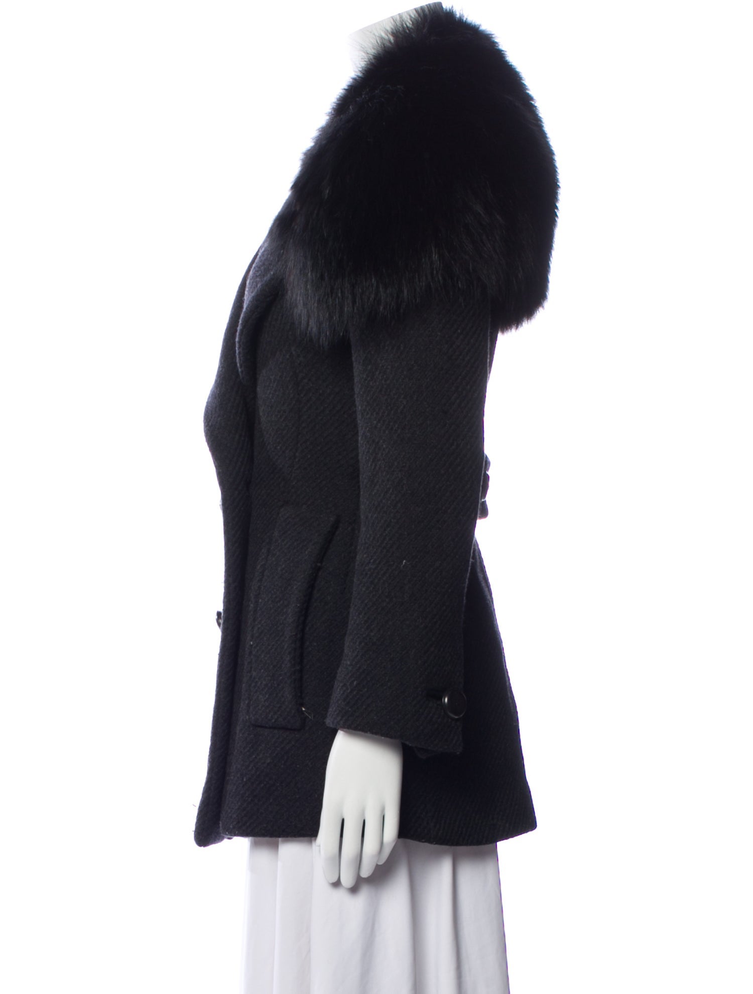 Prada 2011 Virgin Wool Fur Coat