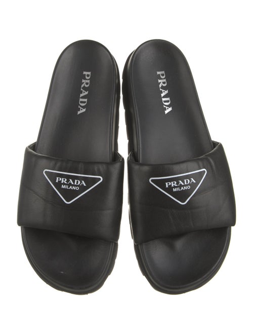 Prada Leather Slides