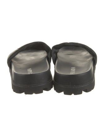 Prada Leather Slides