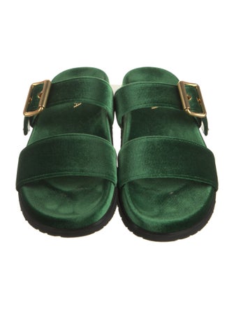 Prada Velvet Slides