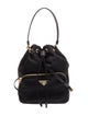 Prada Saffiano Leather Re-Nylon Duet Bucket Bag