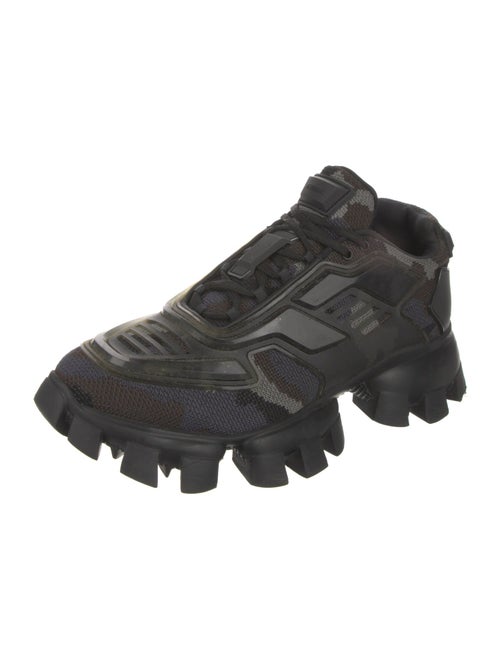 Prada Mesh Printed Chunky Sneakers