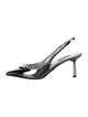 Prada Patent Leather Slingback Pumps
