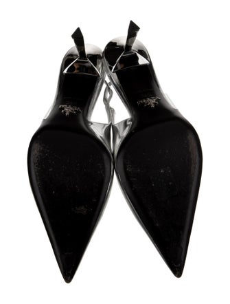 Prada Patent Leather Slingback Pumps