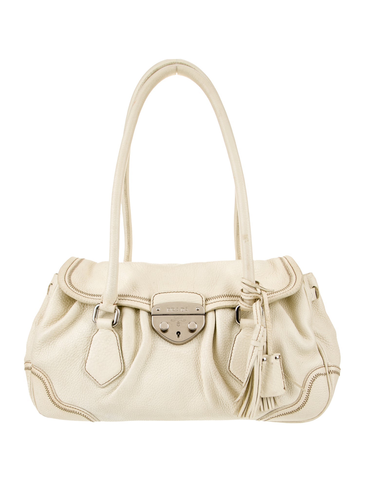 Prada Vitello Daino Leather Shoulder Bag