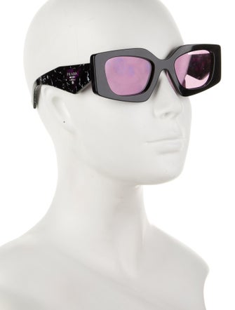 Prada Square Tinted Sunglasses