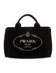 Prada Enameled Metal Triangle Top Handle Bag
