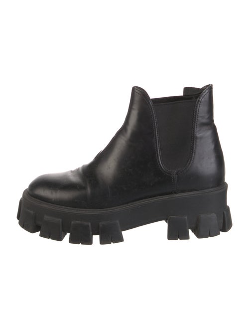 Prada Leather Chelsea Boots