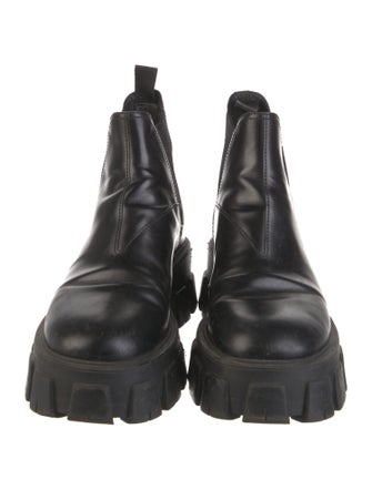 Prada Leather Chelsea Boots