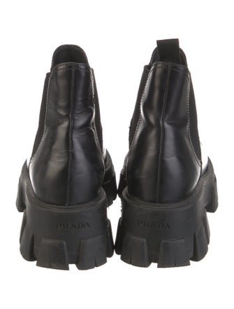 Prada Leather Chelsea Boots