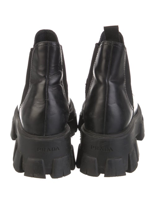 Prada Leather Chelsea Boots