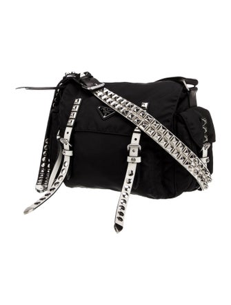 Prada Vela Nylon Crossbody Bag
